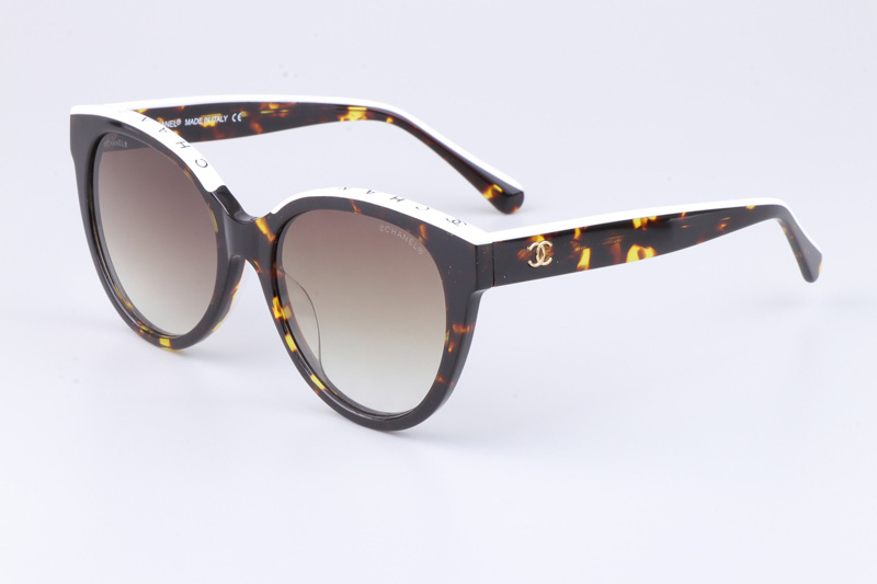 CH5414 Sunglasses Tortoise White Gradient Brown