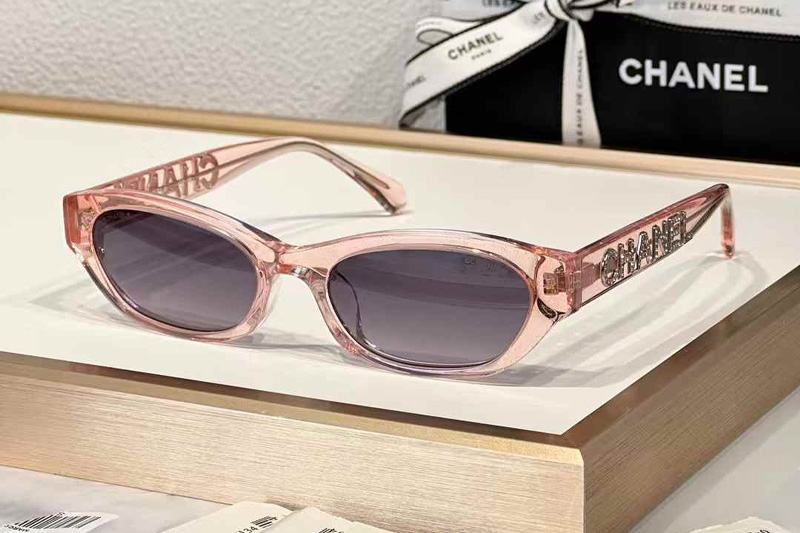 CH9134B Sunglasses Pink Gradient Gray