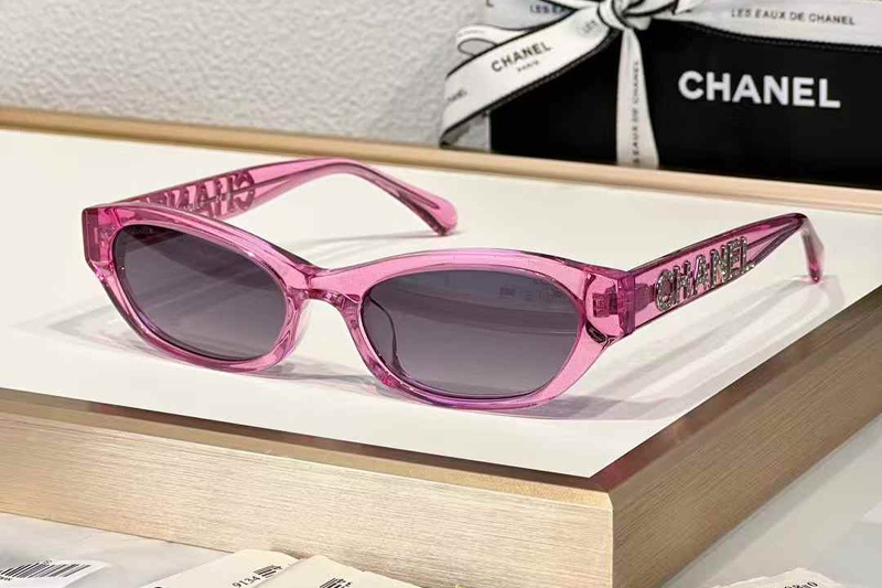 CH9134B Sunglasses Purple Gradient Gray