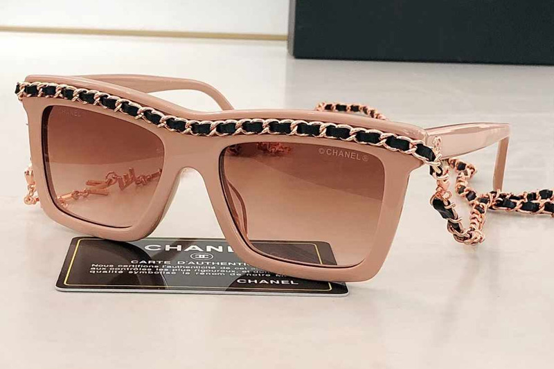 CH9144 Sunglasses Cream Gradient Brown