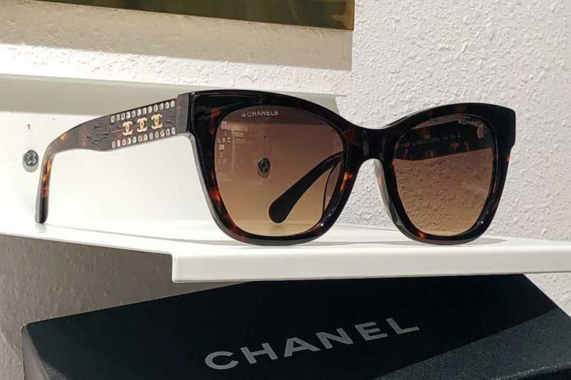 CH9162B Sunglasses Tortoise Gradient Brown