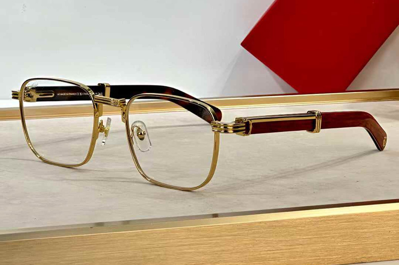 CT0363S Eyeglasses Gold Red Black