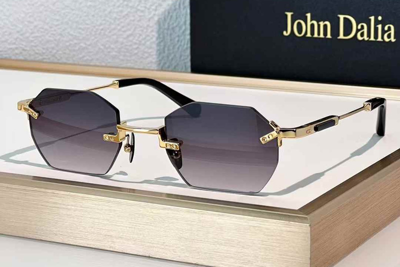 Curtis Sunglasses Gold Gradient Gray