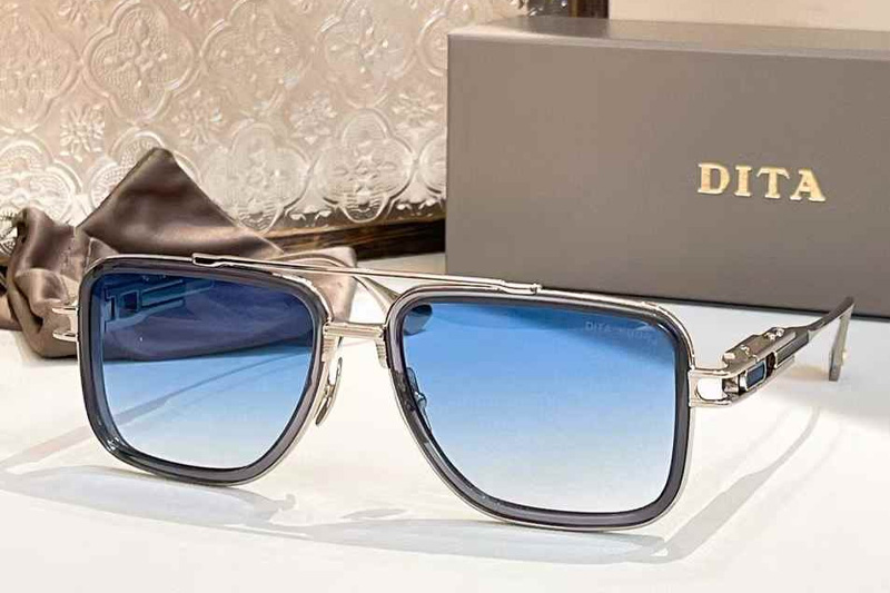 DTS313 Sunglasses Gray Gradient Blue
