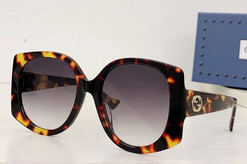 GG1257S Sunglasses In Tortoise Gradient Grey
