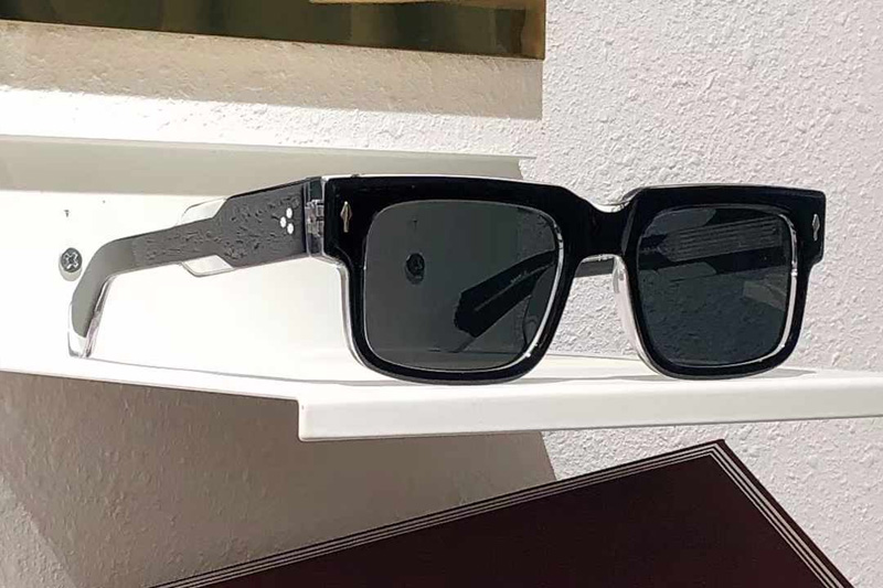 Hemmings Sunglasses Black Transparent Gray