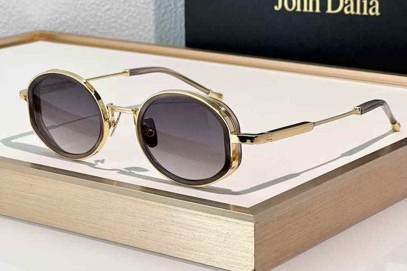 Jared Sunglasses Gray Gold Gradient Gray