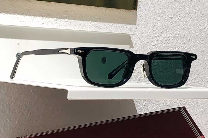 Laurence Sunglasses Black Green