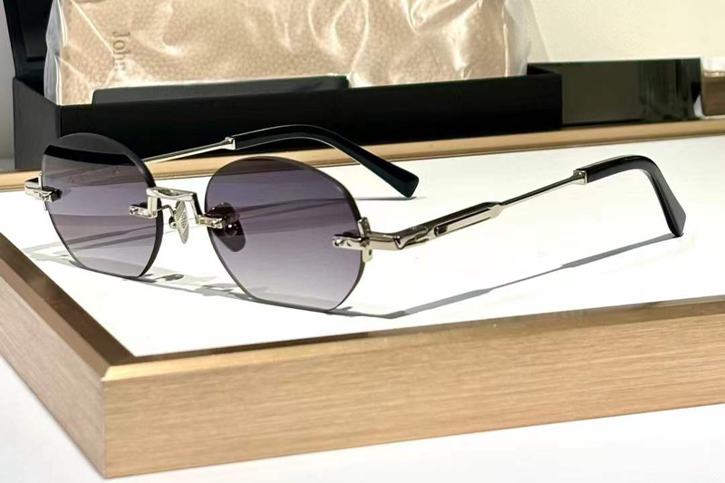 Marshall Sunglasses Silver Gradient Gray
