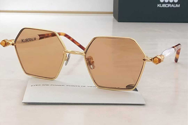 Maske P80 Sunglasses Gold Brown