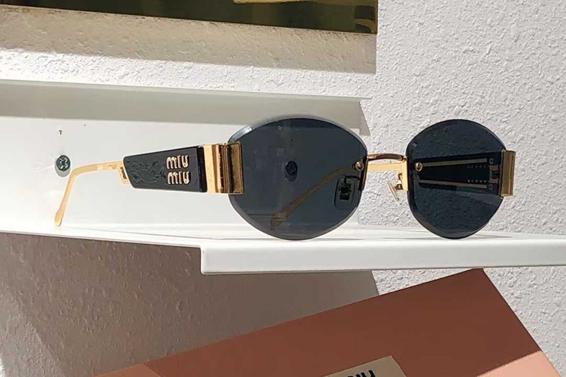 SMU17ZS Sunglasses Black Gold Gray