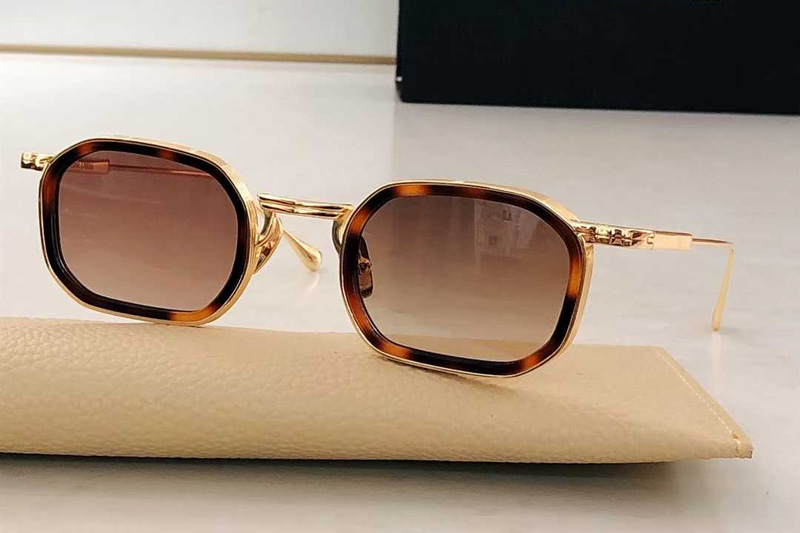 Samuel Sunglasses Tortoise Gold Gradient Brown
