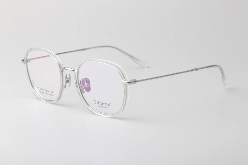 TC6155 Eyeglasses Clear Silver