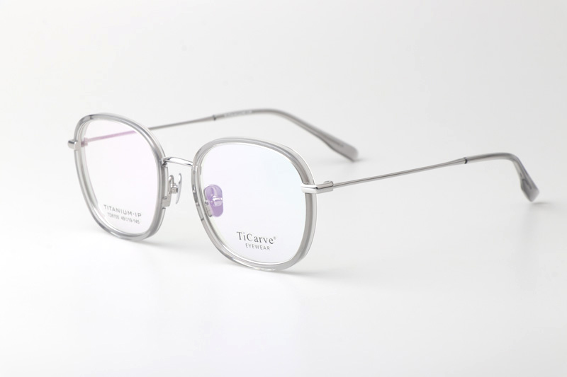 TC6155 Eyeglasses Gray Silver