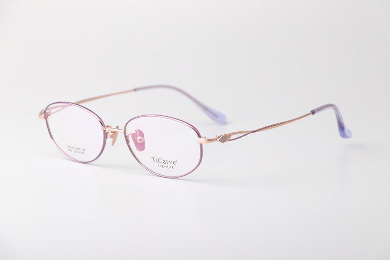 TC9040 Eyeglasses Purple Gold