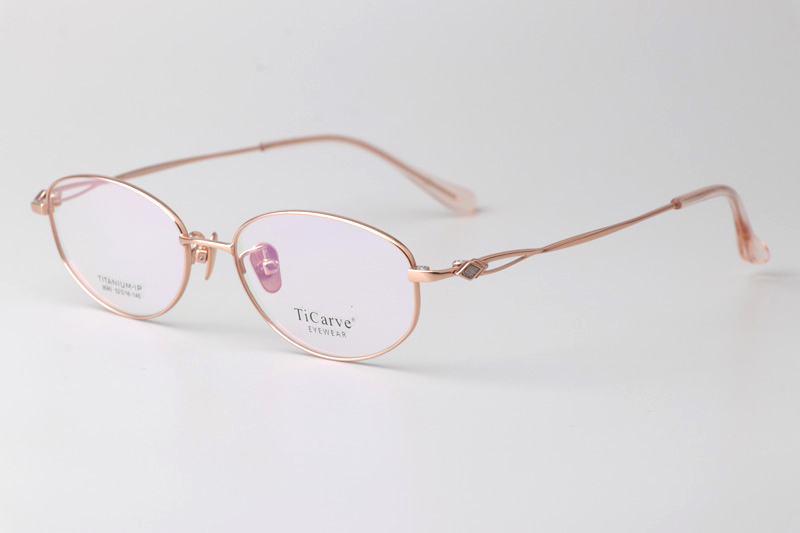 TC9040 Eyeglasses Rose Gold
