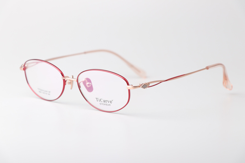 TC9040 Eyeglasses Wine Gold