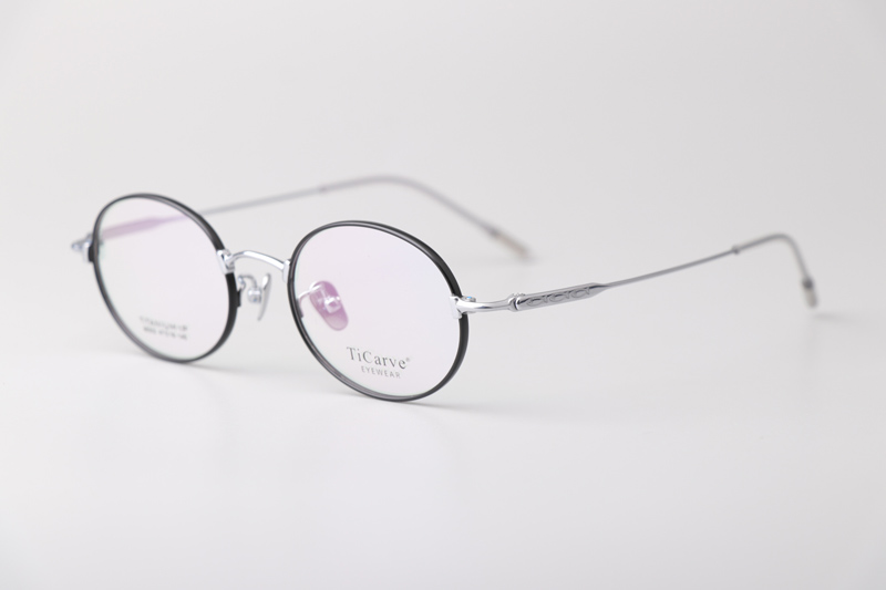 TC98302 Eyeglasses Black Silver