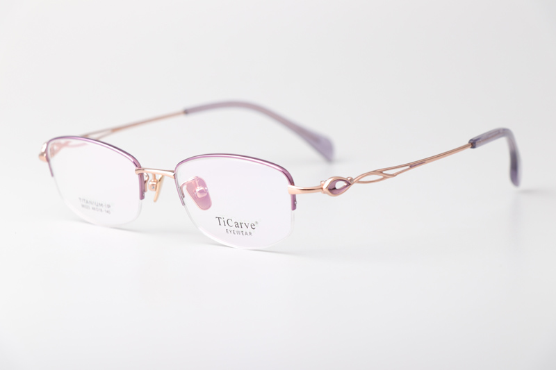 TC98323 Eyeglasses Purple Rose Gold