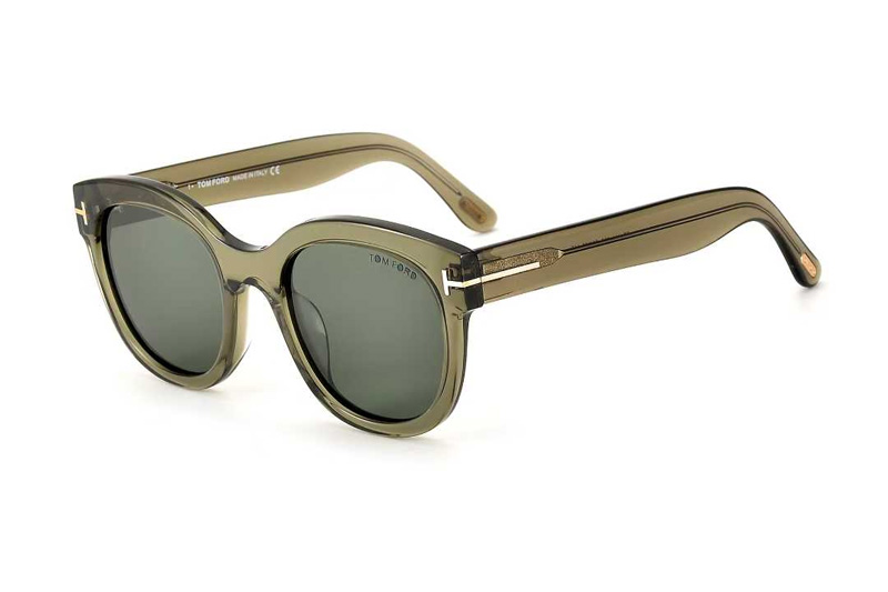 TF1114 Sunglasses Clear Green Green