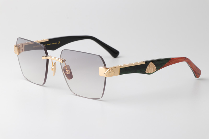 The Magic I Sunglasses Gold Black Gradient Gray