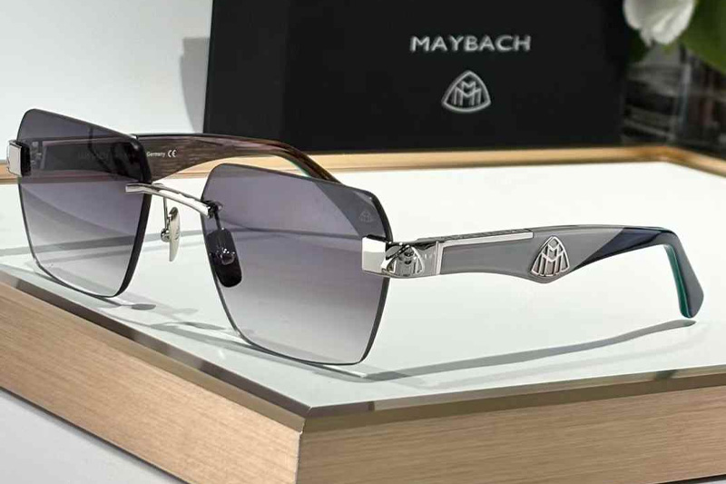 The Magic I Sunglasses Silver Gray Gradient Gray