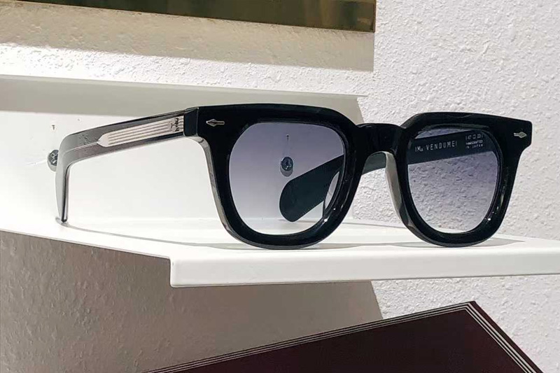 Vendome Sunglasses Black Gradient Gray
