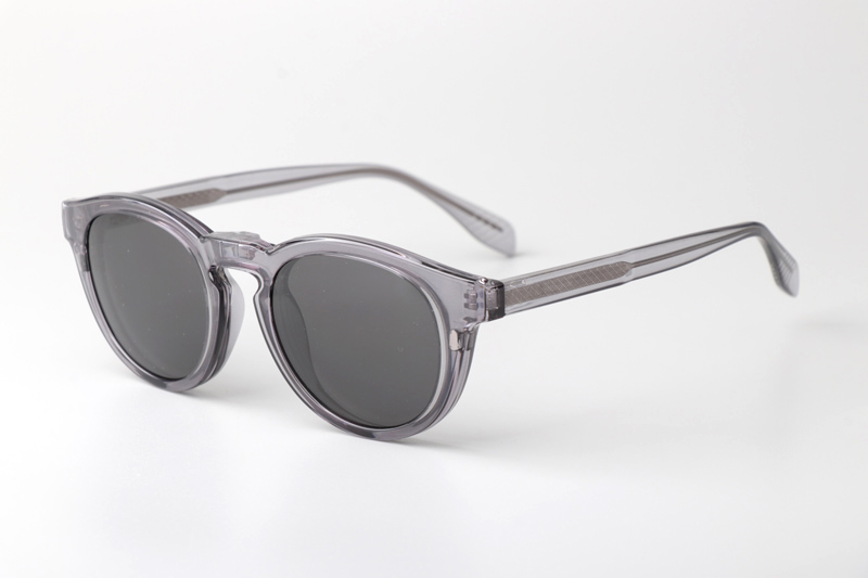 WT34203 Eyeglasses Gray Gray Clips