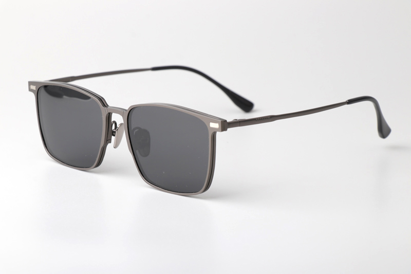 WT8803 Eyeglasses Gunmetal Gray Clips